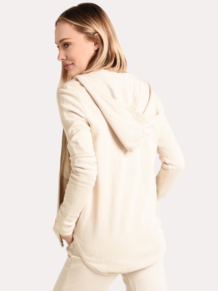 ATM Women's French Terry Zip-Up Hoodie