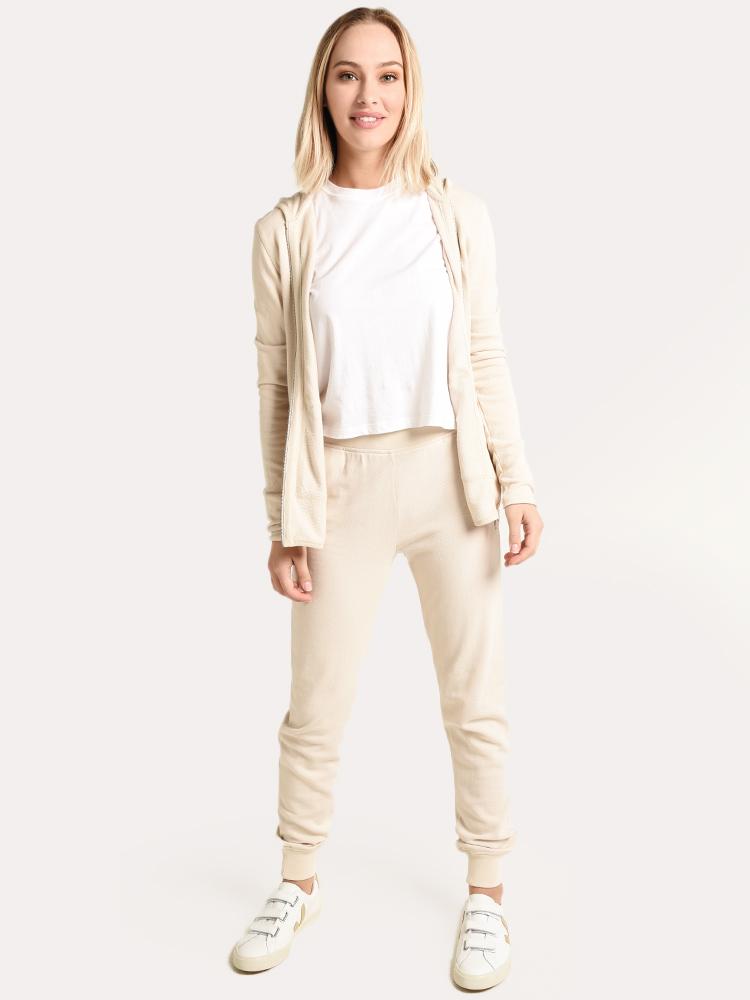 ATM Women's French Terry Zip-Up Hoodie