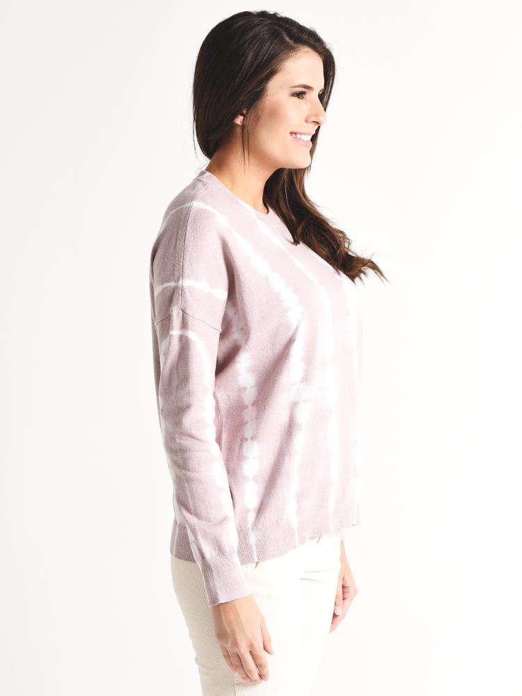 ATM Women's Cotton Cashmere Tie Dye Sweater