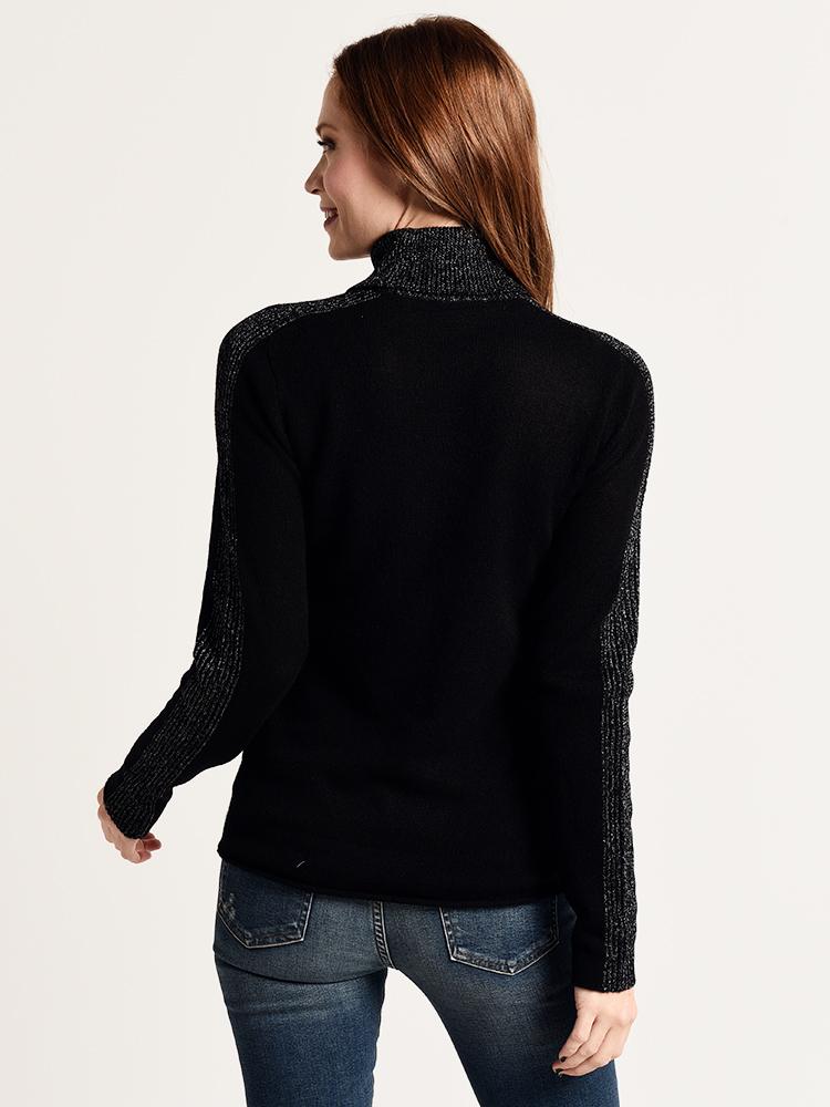 ATM Sparkle Cashmere Turtleneck