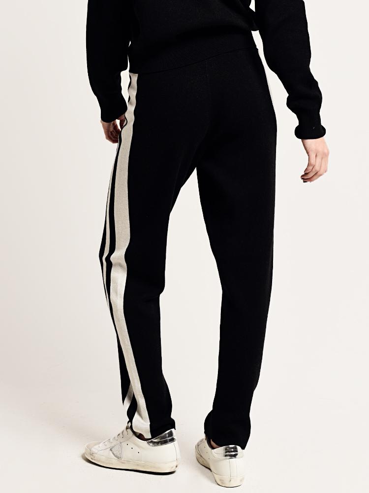 ATM Cashmere Blend Jacquard Stripe Sweater Pant