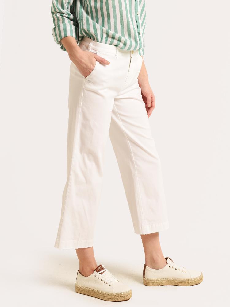 ATM Enzyme Wash Cropped Boyfriend Pant