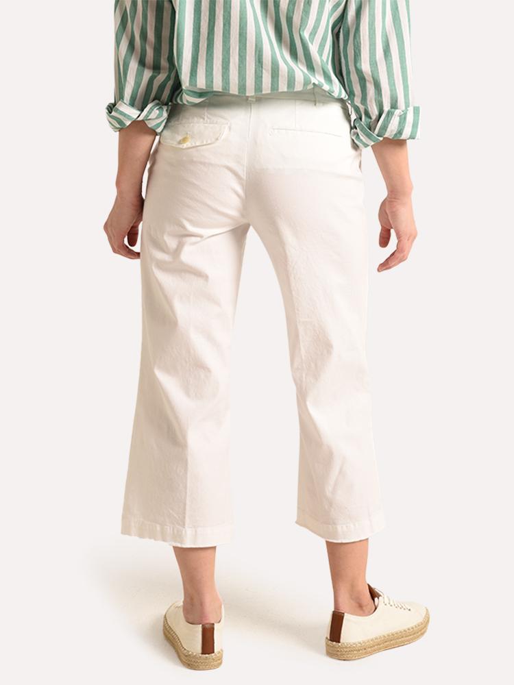 ATM Enzyme Wash Cropped Boyfriend Pant