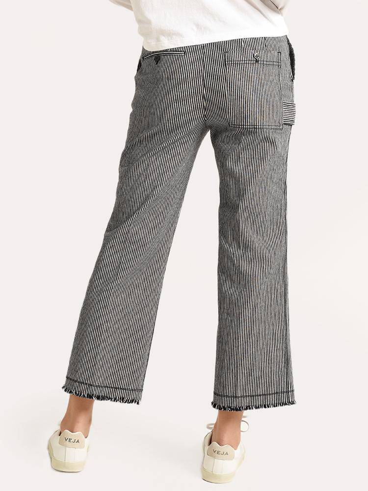 ATM Women's Railroad Stripe Pant