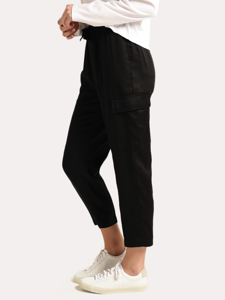 ATM Women's Tencel Pull-On Cargo Pant
