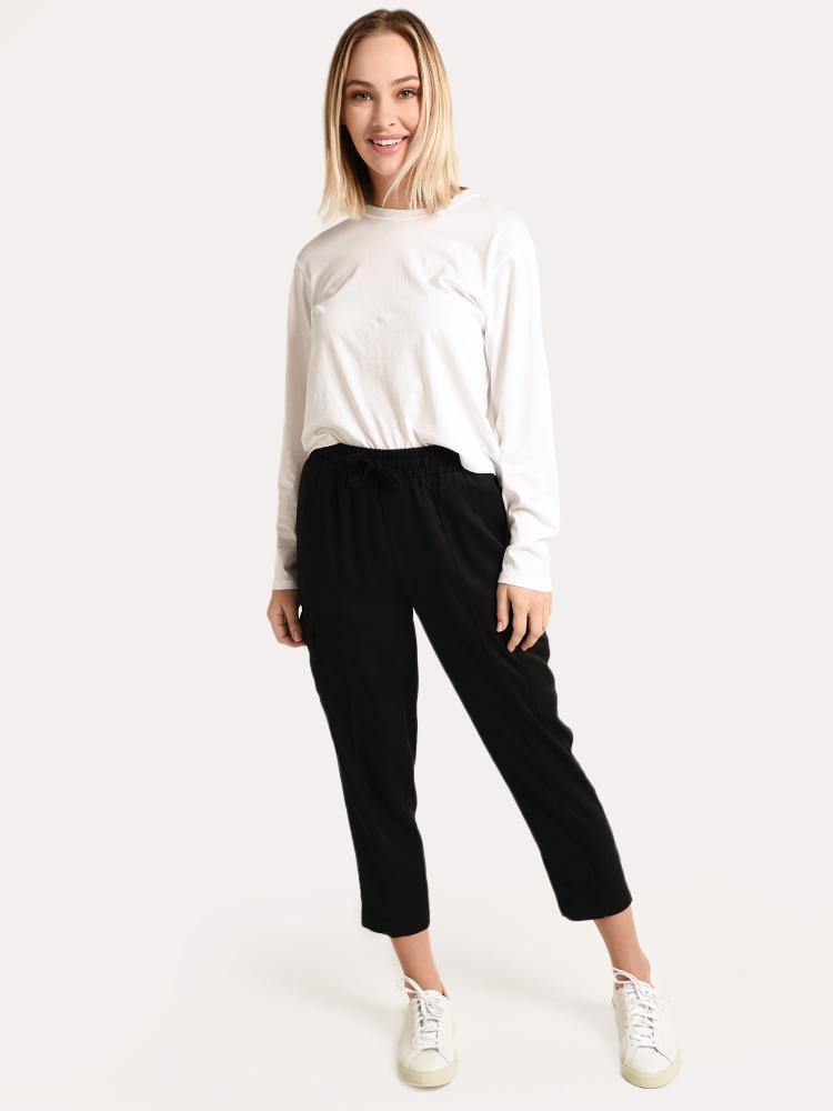ATM Women's Tencel Pull-On Cargo Pant