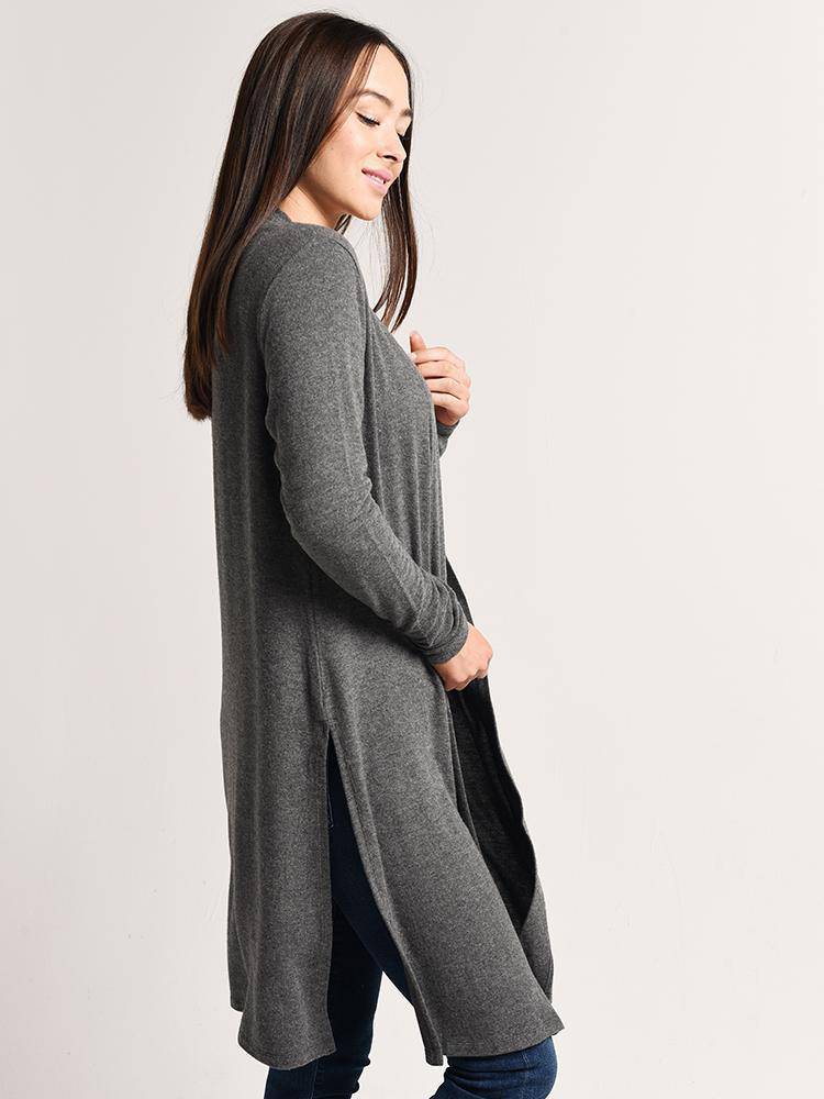 Beyond Yoga High Slit Long Duster Cardigan
