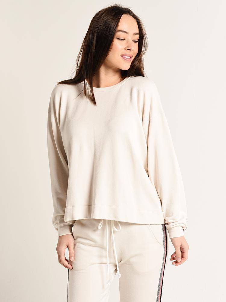 Velvet Devine Long Sleeve Crew Neck Top