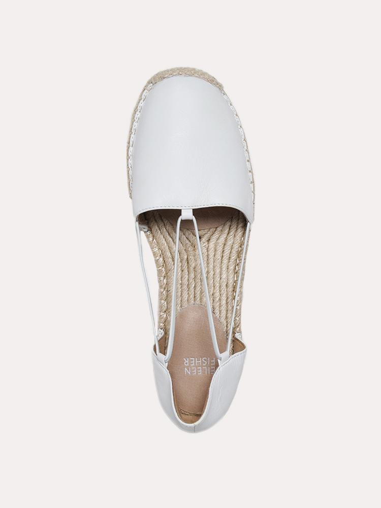 Eileen Fisher Lee Leather Espadrille
