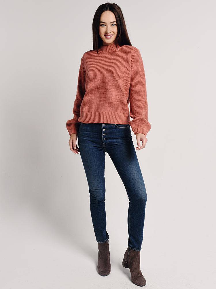 Trovata The Susan Mock Neck Sweater