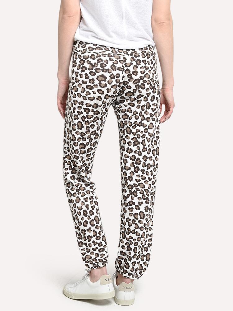 Monrow Women's Leopard Vintage Sweats