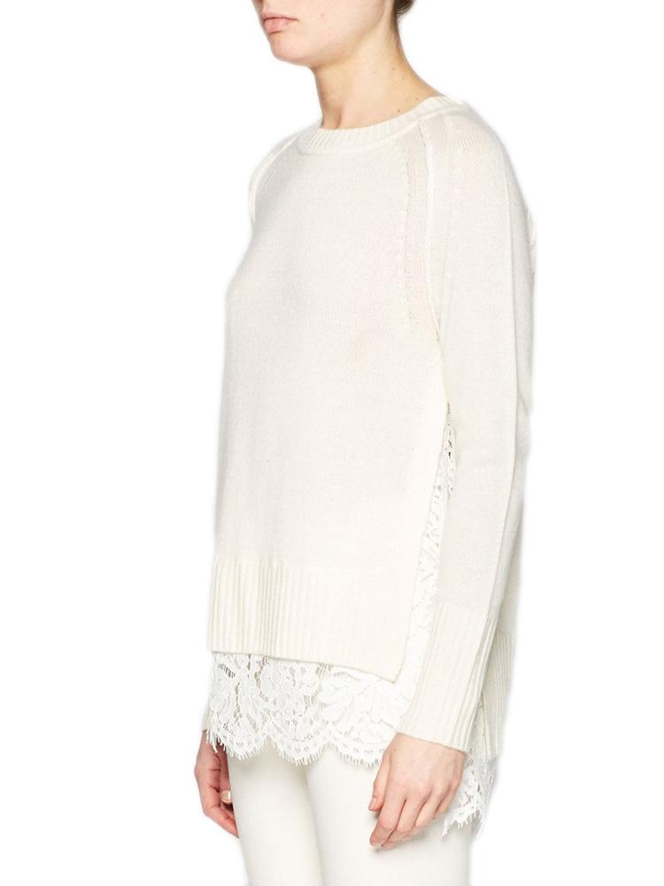 Brochu Walker The Crew Neck Lace Looker Sweater