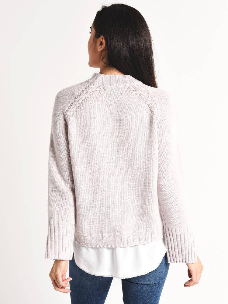 Brochu Walker Mock Neck Layered Pullover