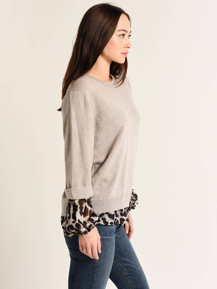 Brochu Walker The Layered Print Sweatshirt