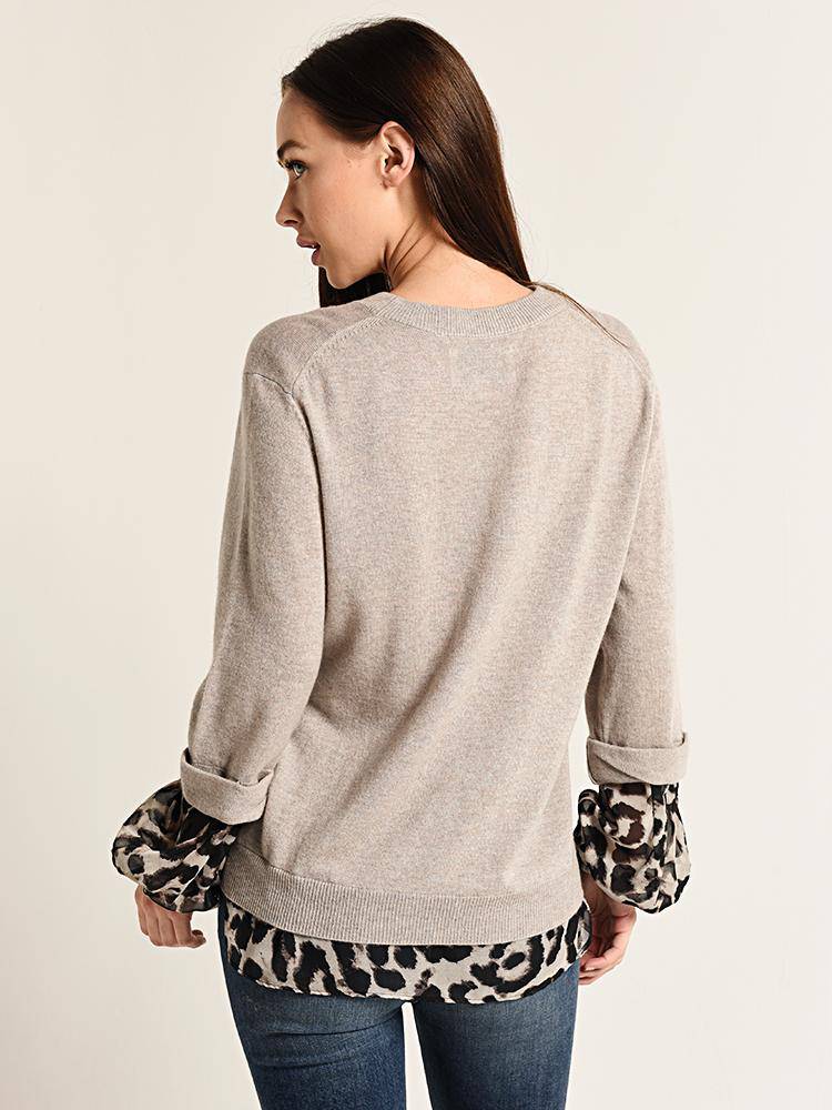 Brochu Walker The Layered Print Sweatshirt