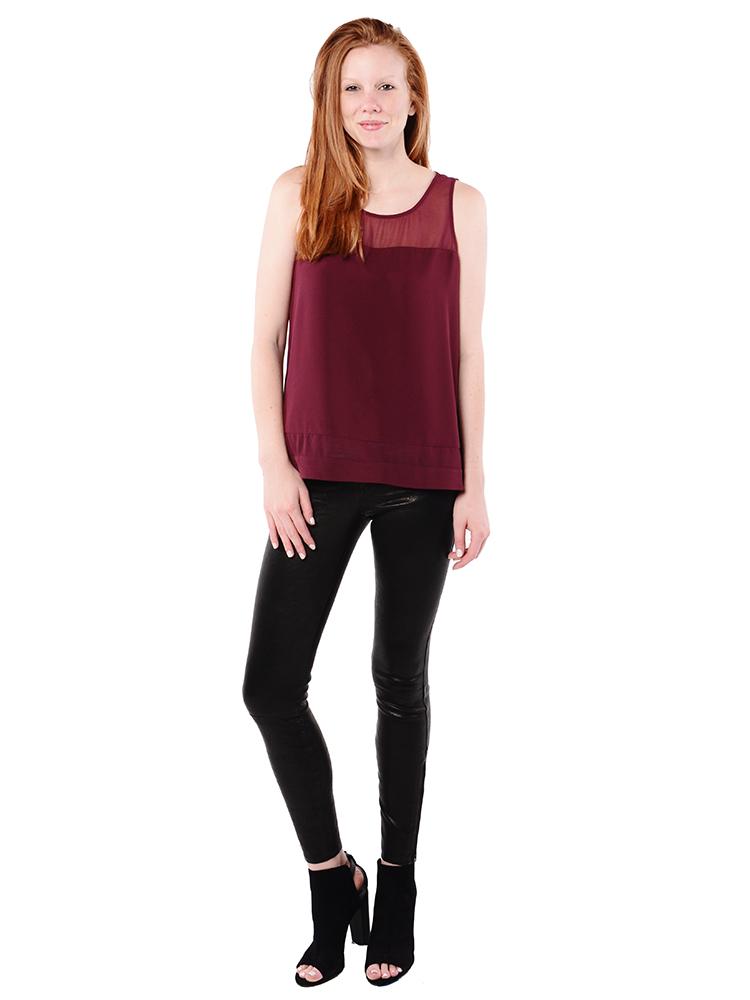 Jbrand Women's Midrise stretch Leather Pant