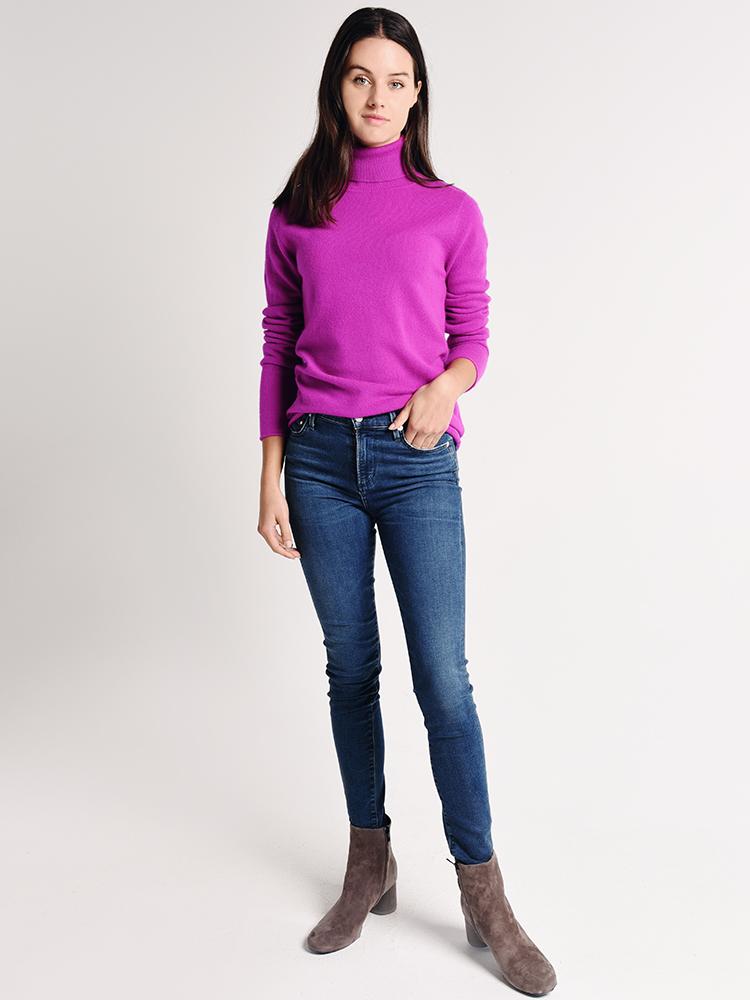 Majestic Cashmere Long Sleeve Turtleneck