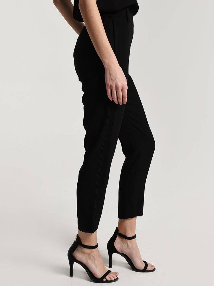 Vince Satin Strap Pull-On Trouser