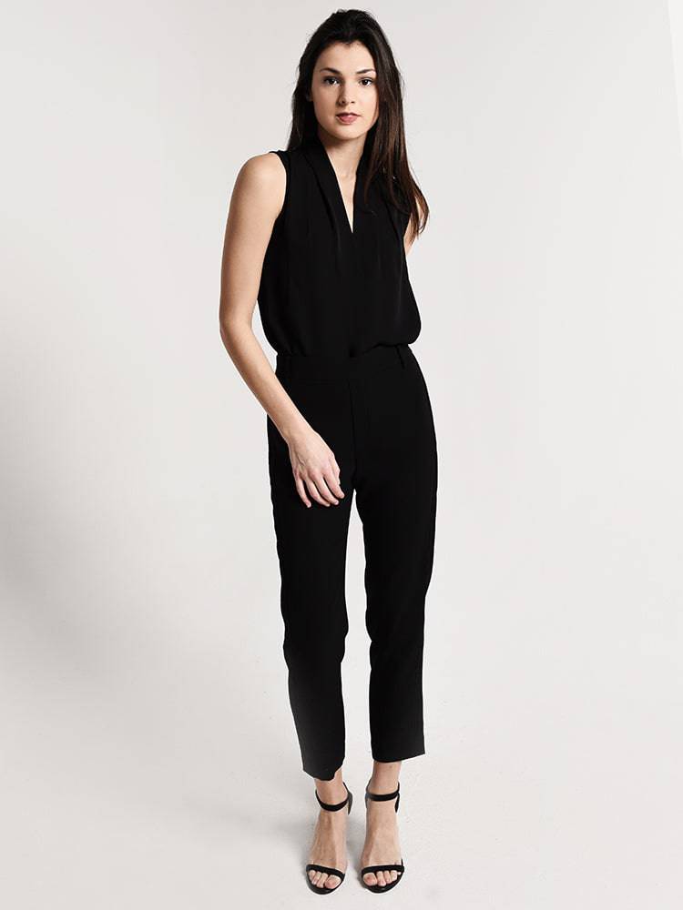 Vince Satin Strap Pull-On Trouser