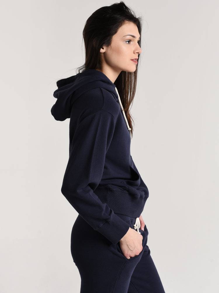 Vince Stretch-Cotton Hoodie