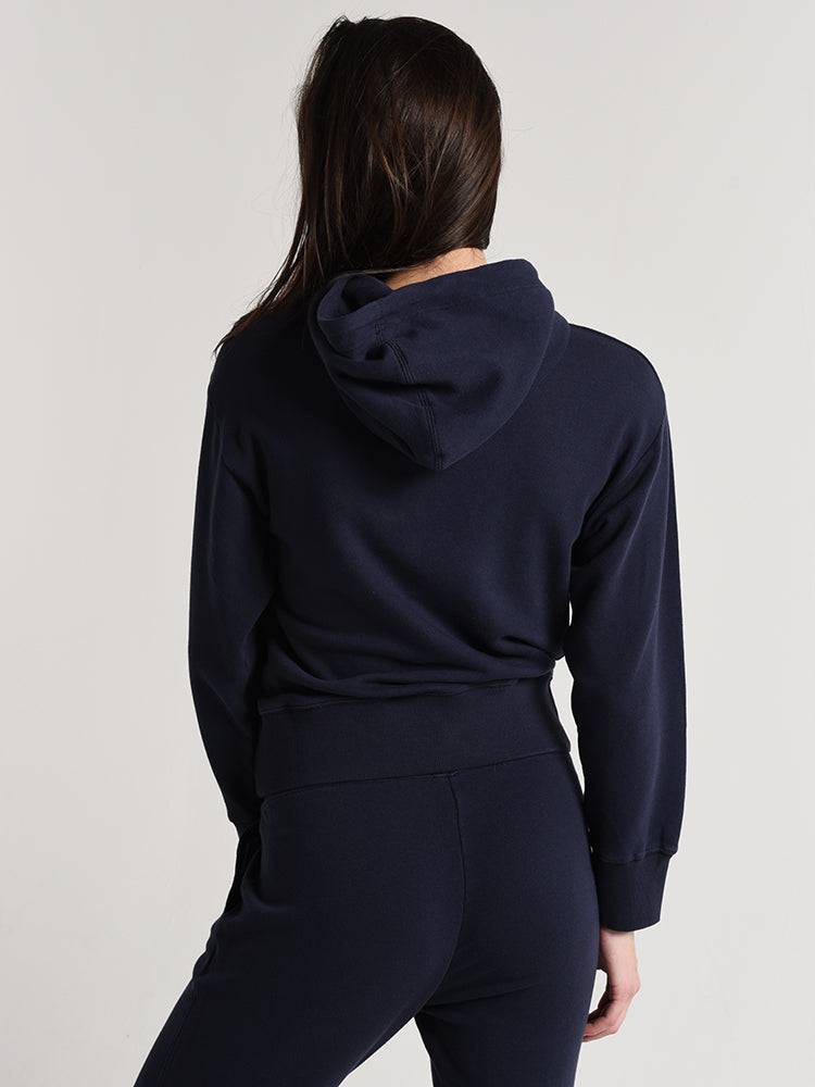 Vince Stretch-Cotton Hoodie