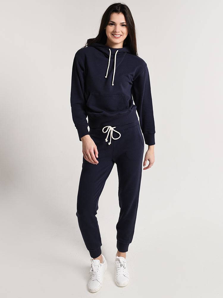 Vince Stretch-Cotton Hoodie