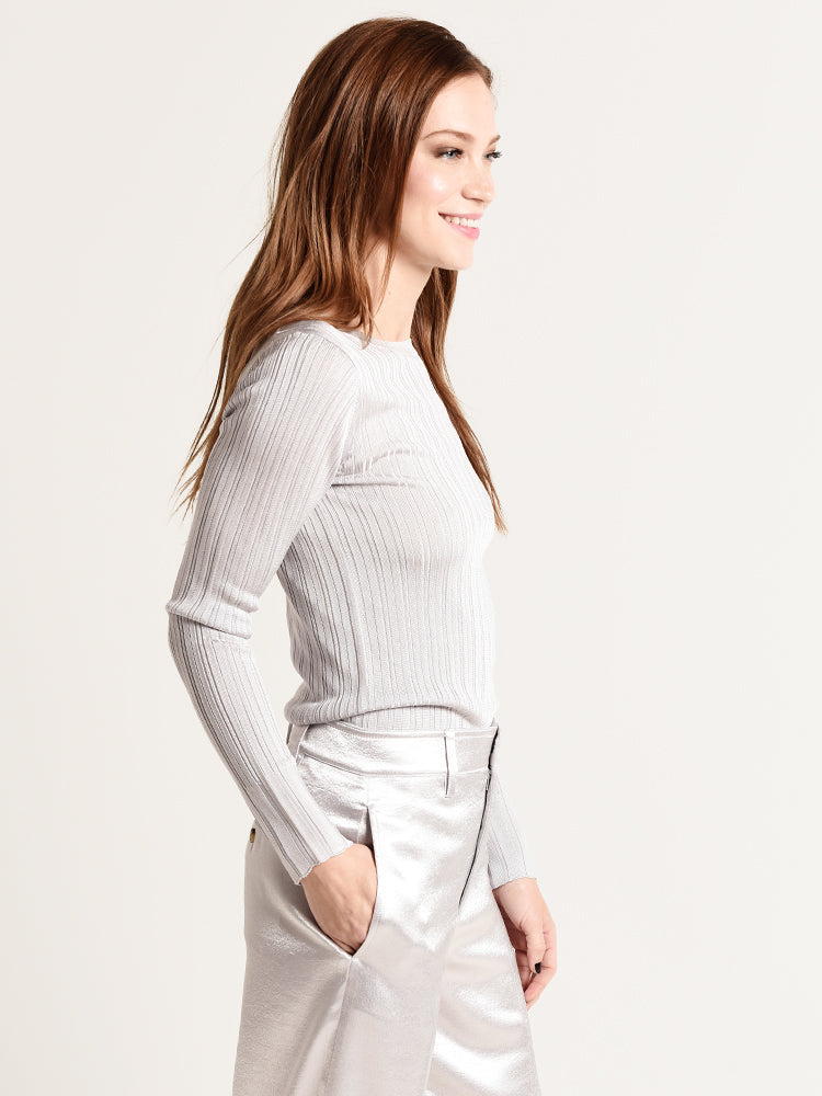 Vince Slinky Ribbed Crew