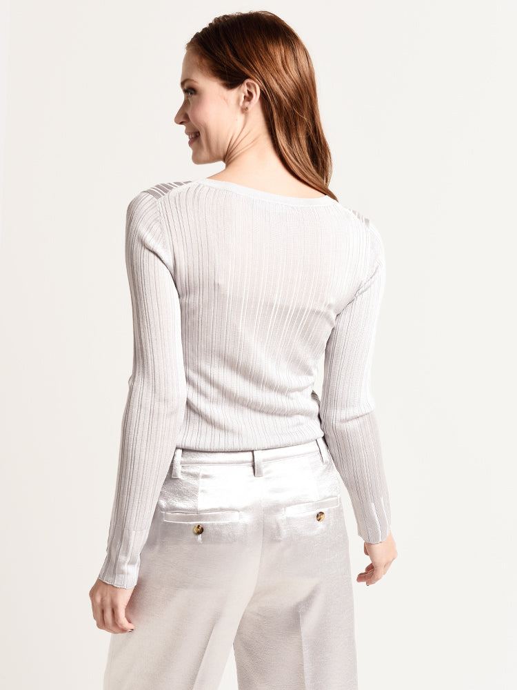 Vince Slinky Ribbed Crew