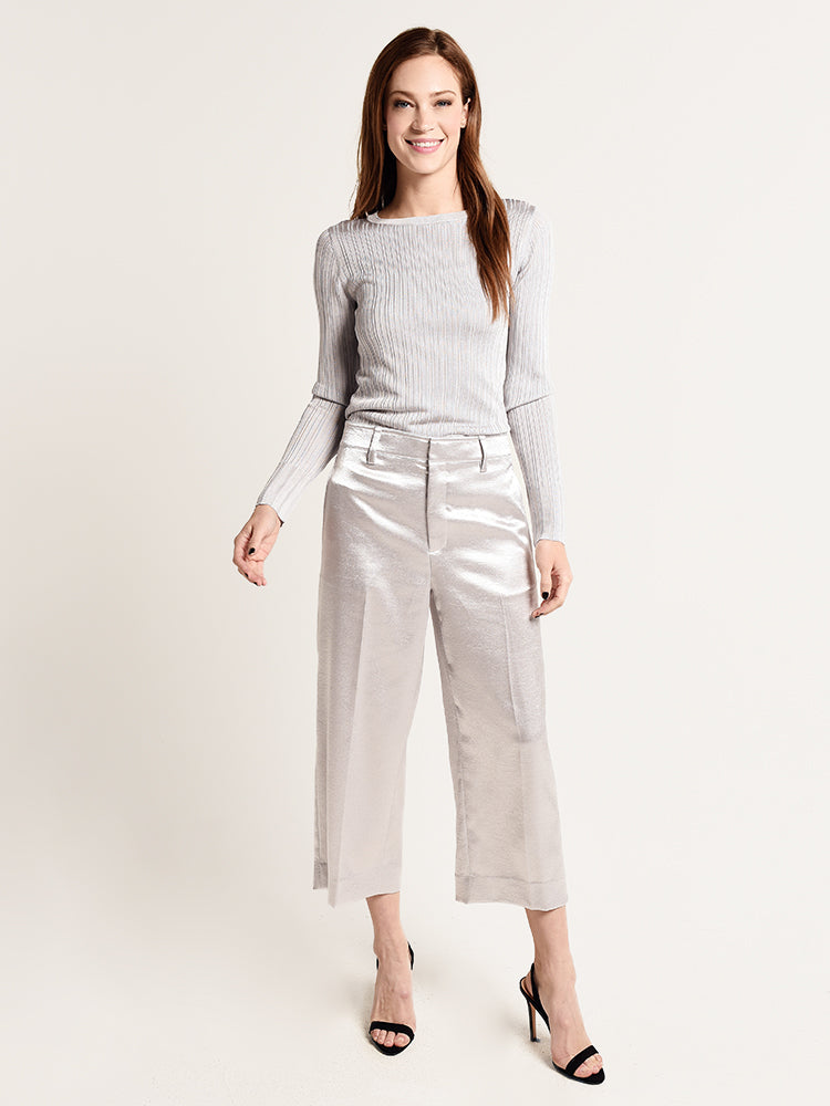 Vince Slinky Ribbed Crew