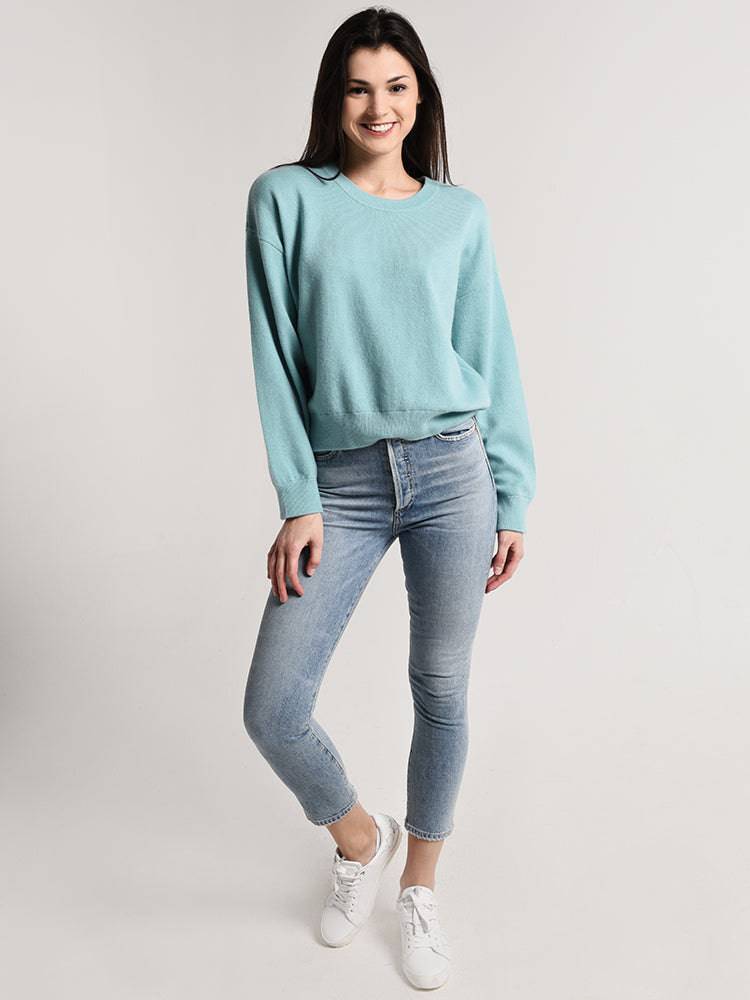 Vince Double Layer Crew Pull Over