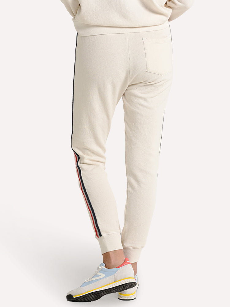 Velvet Xia Stripe Trim Terry Jogger Pant