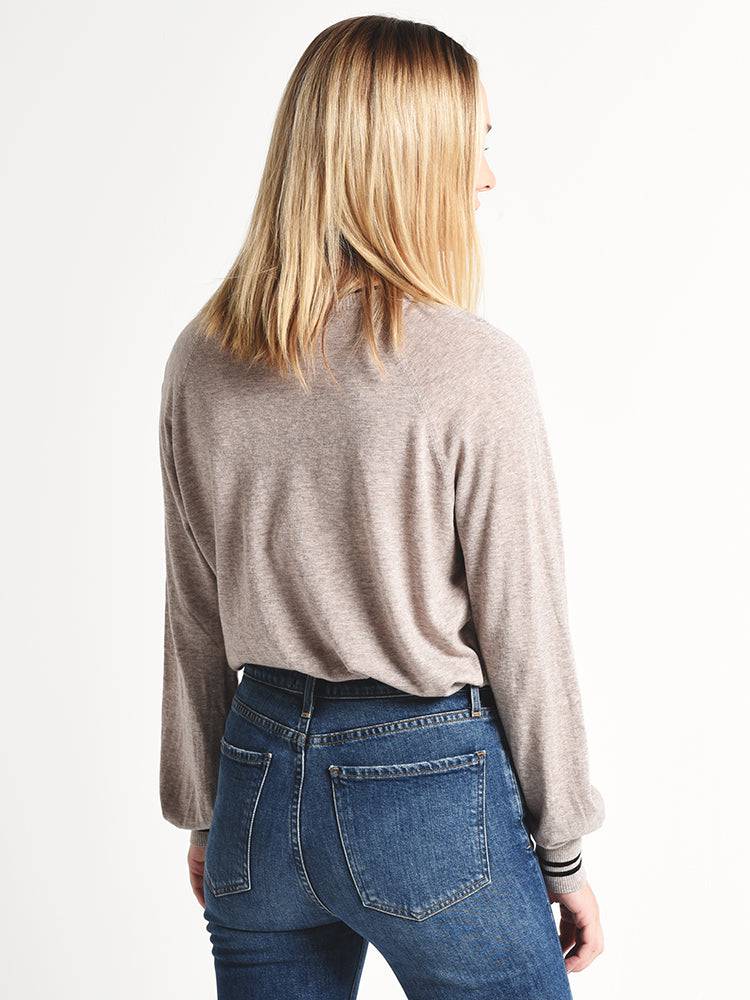 Velvet Zanna Lightweight Stripe Lux Cotton Sweater
